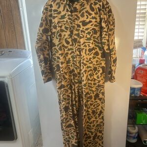 Hunter Camouflage Jumpsuit - Brown and Green